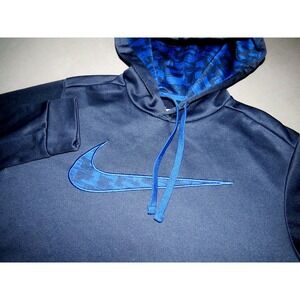 Nike Dri-Fit Pull Over 100% Polyester Performance Hoodie Sweatshirt Men's Medium